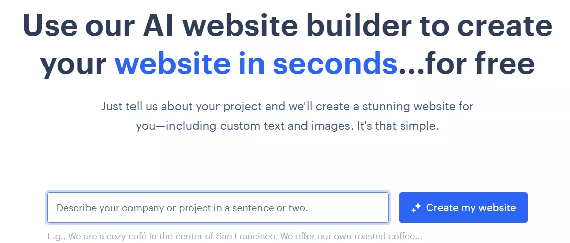 Webnode AI Builder
